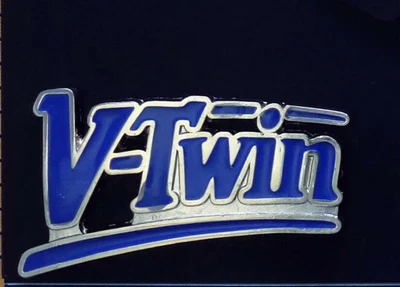 $5.29 • Buy Brand New Metal Hat/Lapel Badge - V-Twin - Blue