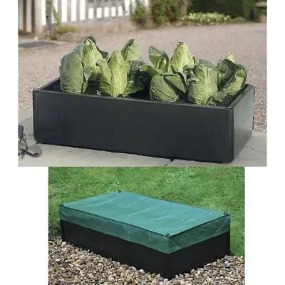 Mini Raised Garden Grow Bed Planter Vegetable Seeds Plants / Winter Cover • £35.99