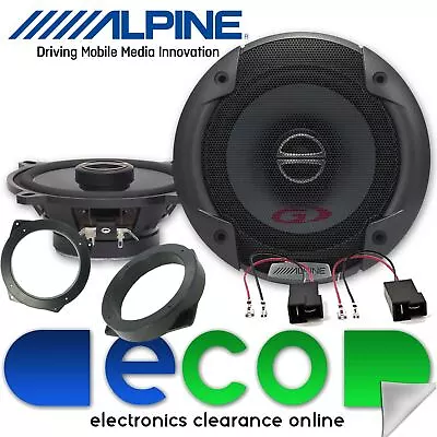 BMW Mini Cooper 2001 - 2006 Alpine 400 Watts 13cm Front Door 2 Way Car Speakers • £79.95