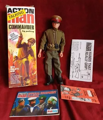 Talking Action Man Commander 2007 Hasbro Palitoy Boxed Working Figure Booklets  • £89.95