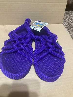 Gurkees Rope Sandals Purple New With Tags W10 M9 Unisex • $9.08