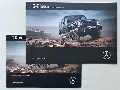 Mercedes G-Class G 350d Professional MJ 2017 - Brochure + Price List 06.2016 • $9.72