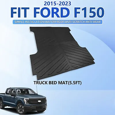 Fit 2015-2023 Ford F-150 Rear Trunk Bed Mats Trunk Mats 5.5 Ft Bed Liners TPE • $104.49