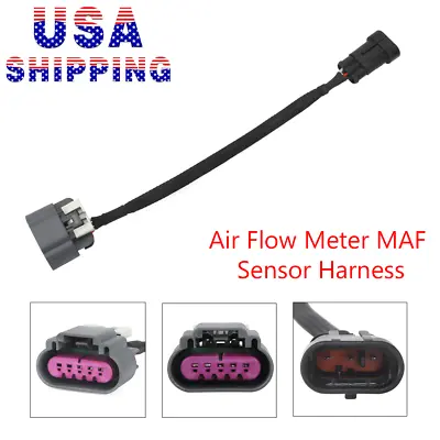 US MAF Sensor Adapter LS7 Mass Air Flow Meter LS1 3 MAF Wire Harness LS3 5 Wire • $12.99