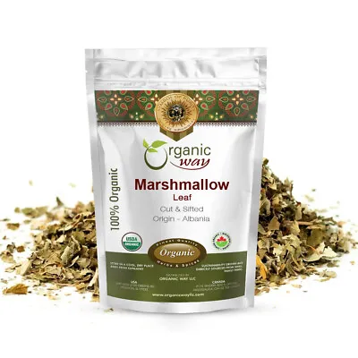 Organic Way Marshmallow Leaf Cut & Sifted - Organic Kosher & USDA Certified • $17.99