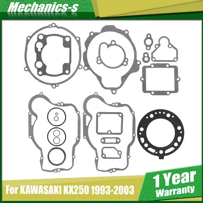 NEW Top And Bottom End Gasket Kit For KAWASAKI KX250 KX 250 1993-2003 • $11.86