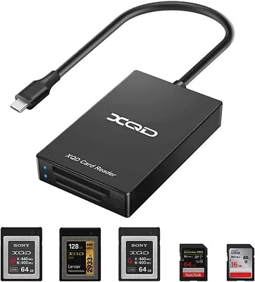 Rocketed C Type XQD SD Card Reader Dual Slot Memory Card Reader • £21.99