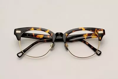 Tortoise Gold Browline Glasses Combination Vintage 1960s Style Glasses Malcolm X • $134