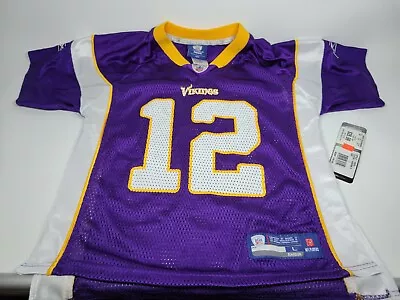 Minnesota Vikings Harvin #12 NFL On Field Reebok Jersey Youth Large New W/Tags • $21.99