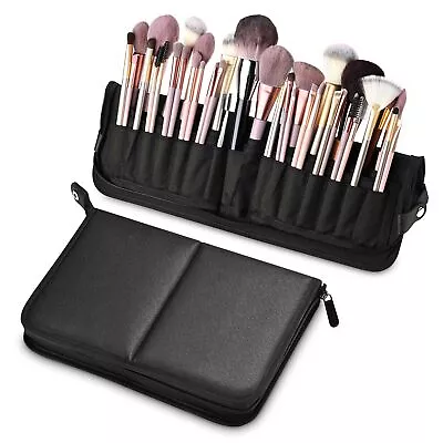 Byootique Makeup Brush Bag Portable Travel Artist Case Foldable Holder Organizer • $17.01