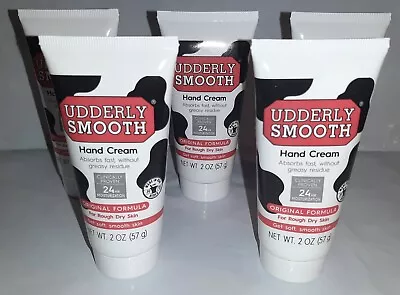 5 Pack Udderly Smooth Hand Cream Original Formula 2 Oz **FREE SHIP** • $17.99