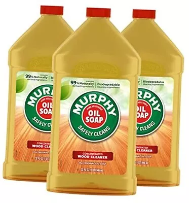 Murphy Oil Soap Wood Cleaner 32 32 Fl Oz (Pack Of 3) Citronella Oil Scent • $24.42