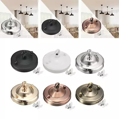 Ceiling Rose Hook Plate Chandelier Light Fitting Base Heavy Duty Ceiling Hook • £6.79