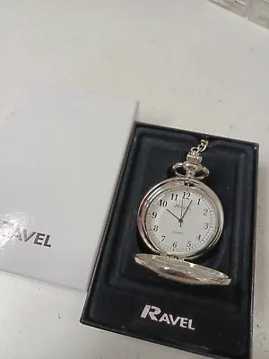 Geneve Pocket Watch With Chain Engraved With Name • £10.50