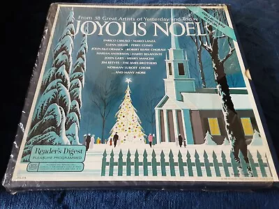 Vintage 1968 Readers Digest 4 Volume Vinyl Christmas Record Set  Joyous Noel  • $15.99