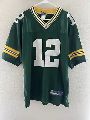 Reebok Green Bay Packers Aaron Rodgers #12 NFL Jersey Size 50 • $24.45