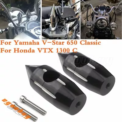 $48.70 • Buy Spike Motorcycle 1  Handlebar Risers For Yamaha V-Star 650 Classic Custom 25.4mm