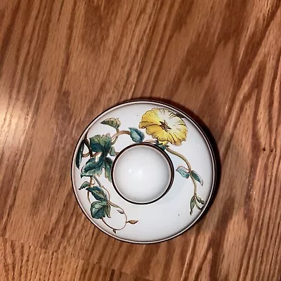 Villeroy & Boch Covered Sugar Bowl Botanica Convolvulus Jalapa Floral Yellow EUC • $18