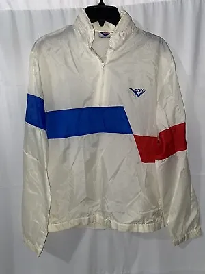 Vintage Pony Brand 1/4 Zip Pullover Windbreaker Jacket Medium • $25