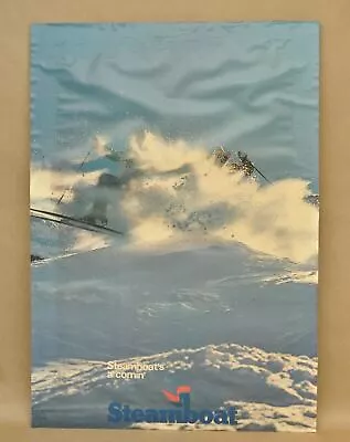 Vtg 1972 Steamboat Colorado Mogul Skiing Mounted Poster Photo By John Russell  • $9.99
