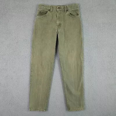 Vintage Levis 550 Jeans Mens 30x30* Green Relaxed Taper Orange Tab USA 90s 1993 • $49.95