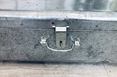 Designer PROP Silver Metallic Trunk Storage Trunk Worldwide Post UK Free • £75.99