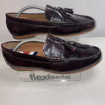 Mens Lambretta Loafer Shoes Uk 10 Brown/red Patent  • £14