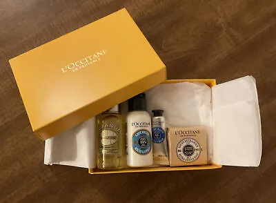 L'occitane Sample Set/Box - Shower Oil Lotion Hand Cream + Soap Bar • $24.99