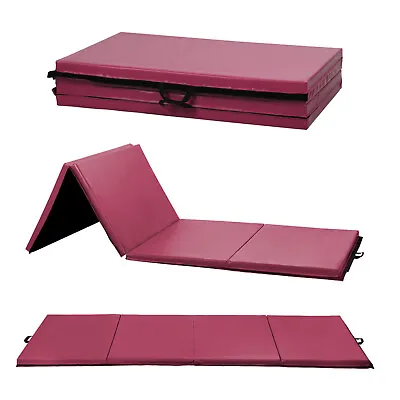 All Color 4 X8 X2  Thick Folding Panel Gymnastics Mat Gym Fitness Exercise Mat • $64.99