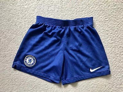 Chelsea Nike Football Shorts CFC DRI FIT 2018 Kit Kids Small Age 4-5YRS VGC • £6.42