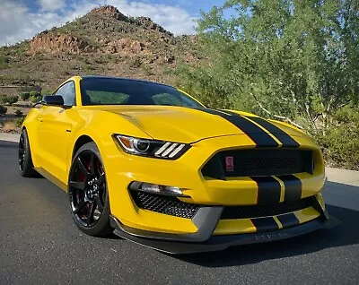 2019 FORD MUSTANG SHELBY GT350R (Yellow) POSTER 24 X 36 INCH SWEET! • $23.99