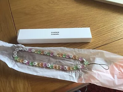 Chanel Chance Phone Beaded Charm Key Strap New In Box • £28