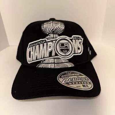 LA Kings 2014 Stanley Cup Champs Zephyr Hat M/L Or XL. Official NHL. New W/ Tags • $17