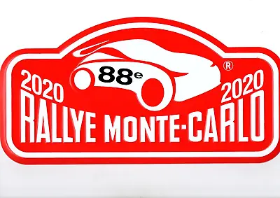 WRC Official Metal Plaque/Plate Rally Monte Carlo 2020 (Neuville  Hyundai WRC ) • £20