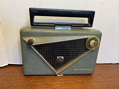 Motorola Model 55L4 Portable Tube Radio 1955 Vintage Retro Untested HS-470 • $29.99