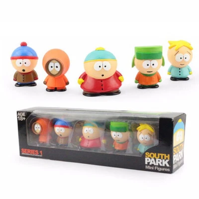 £12.99 • Buy 5Pcs/Set Anime South Park Stan Kyle Eric Kenny Leopard PVC BATH Toy Figure Gift