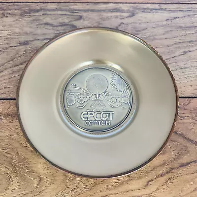 Opening Year 1982 Epcot Center Disney World Vintage Trinket Souvenir Dish • $16.99