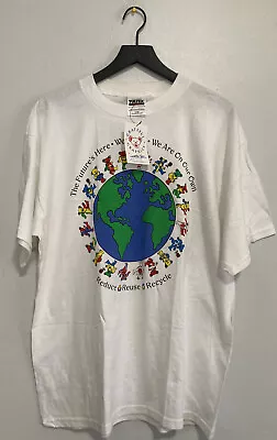 Vintage Grateful Dead Bears Reduce Reuse Recycle Shirt Size Large 90s Band 1992 • $89.99