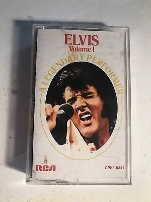 Elvis - Volume 1: A Legendary Performer (Cassette 1973) • $1.49