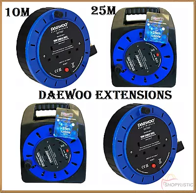 £6.95 • Buy UK Extension Lead Cable Electric Mains Power 2 & 4 Gang Way Plug Socket Daewoo