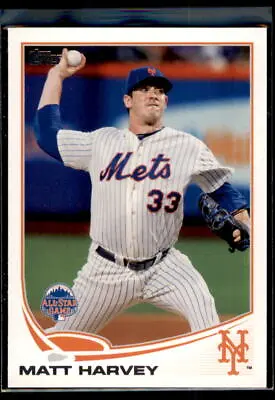 2013 Topps Update  Matt Harvey  ASG #US1 New York Mets • $0.99