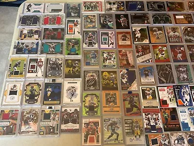 Football Auto Patch Memorabilia Rookie #’d Graded 15 Card Lot 💎🏈 READ • $20