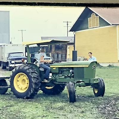 Vintage John Deere Farm Tractor Photo Slide Kodak Ektachrome Transparency • $13.73