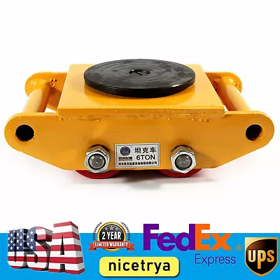 6 Ton Machinery Mover Heavy Machine 360 Rotation Dolly Equipment Roller Skates • $30.40