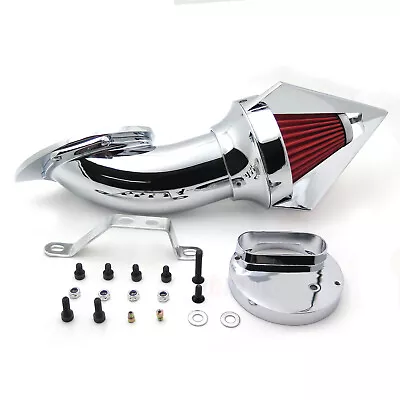 Air Cleaner Intake Kit Triangle For V-Star 1100 Dragstar XVS1100 99-2012 Chromed • $92.99