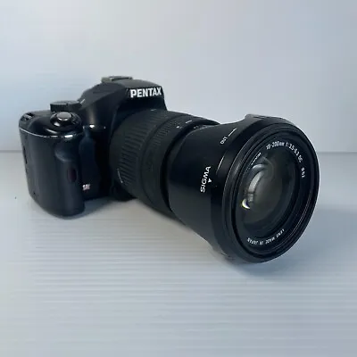 Pentax K K-X Digital SLR Camera |  Sigma 18-200mm Lense 3.5-6.3 DC • $179.97