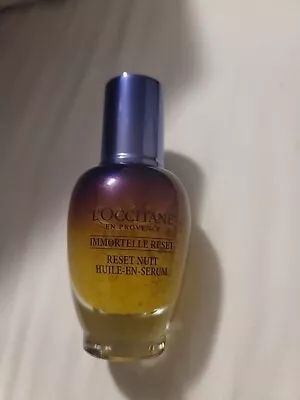 L'OCCITANE Immortelle Reset Resey NUIT HUILE EN SERUM 1 FL OZ / 30 ML No Box • $60