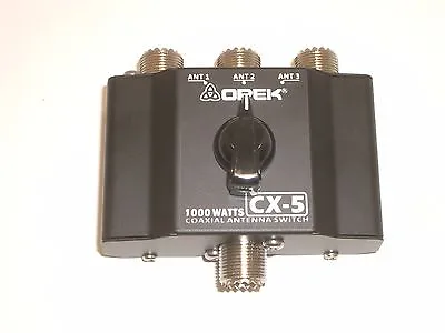 $38.95 • Buy OPEK CX5 3 POSITION CB RADIO ANTENNA COAX COAXIAL SWITCH W/SO239 (ACCEPTS PL259)