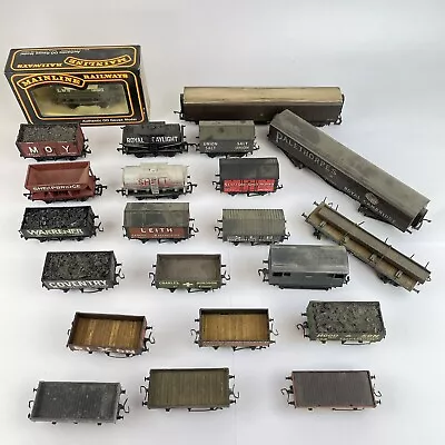 Job Lot Of Vintage Mostly Peco & Mainline OO Gauge Rolling Stock Wagons Etc • £49