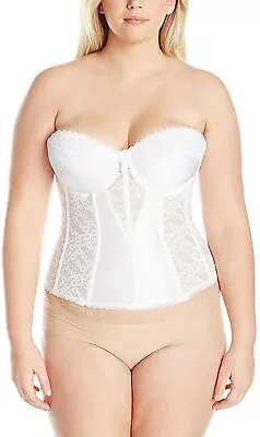 Va Bien WHITE Lace Hourglass Bustier US 42B UK 42B • $38.40